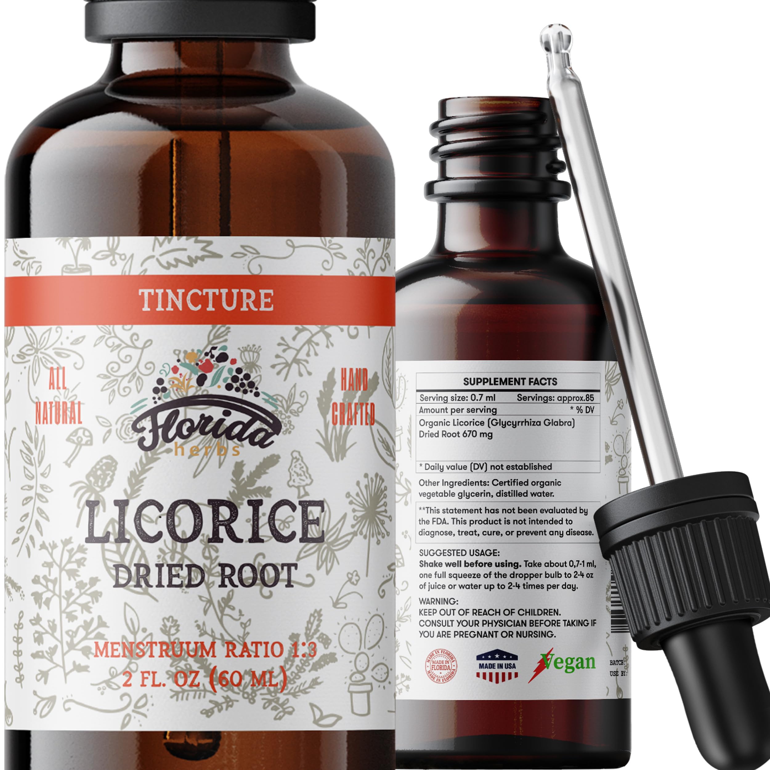 Amazon.com: Licorice Tincture, Organic Licorice Extract